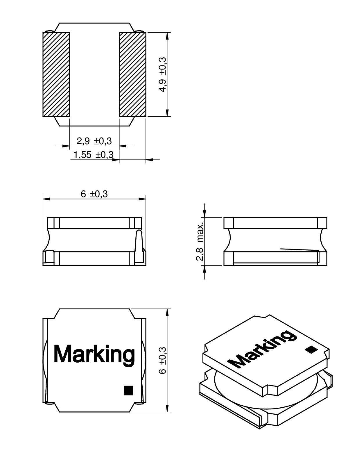 WELQS SMT Power Inductor Passive Components Würth Elektronik